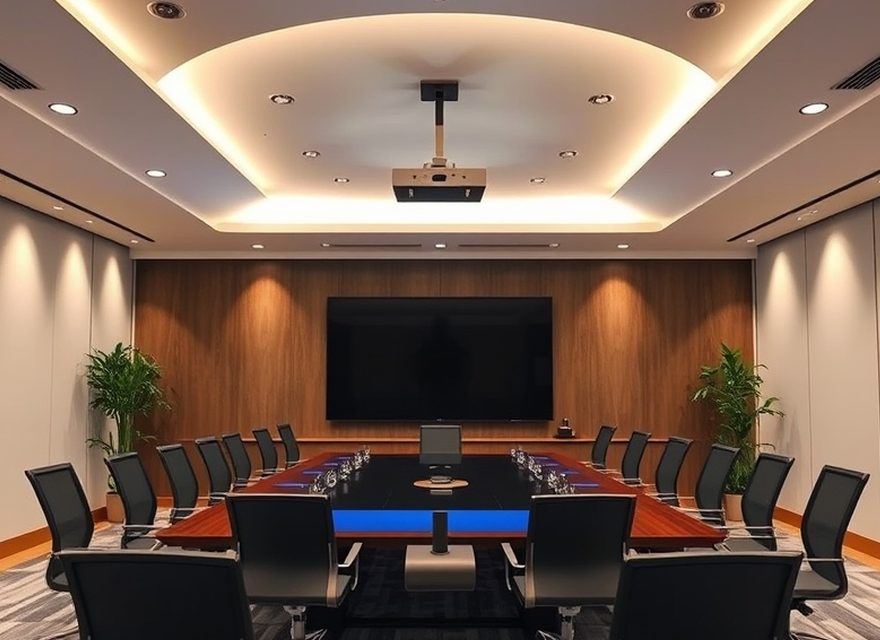 Une salle de réunion utilisable